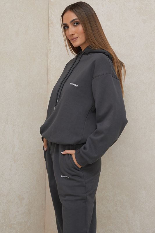 Grey House Of Cb Oversized  Hoodie | KWG-518324