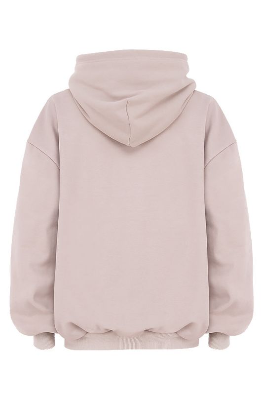 Grey House Of Cb Oversized  Hoodie | LJF-430867