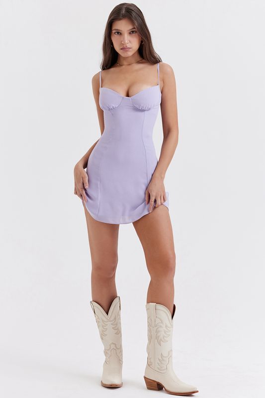 Lavender House Of Cb Mini  Dress | VAH-847152