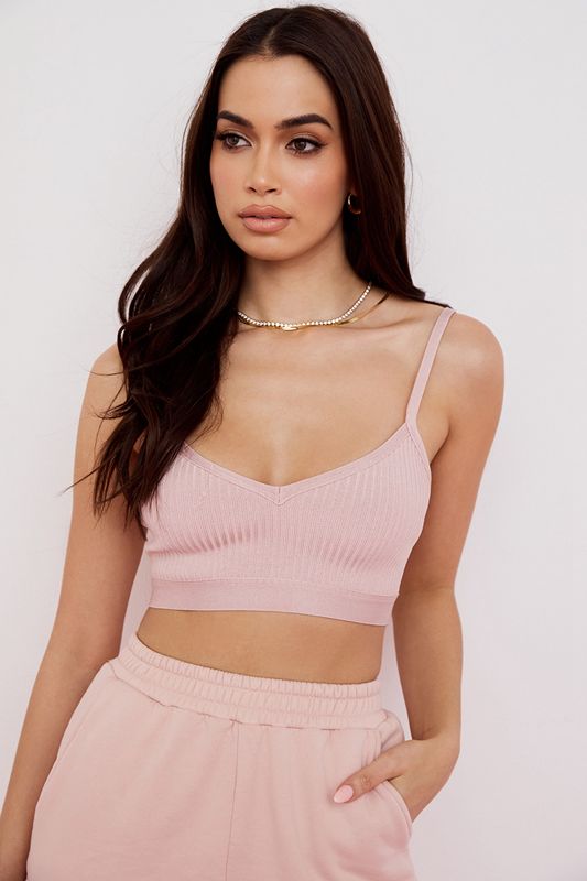 Pink House Of Cb Bandage Bras | YXW-965842