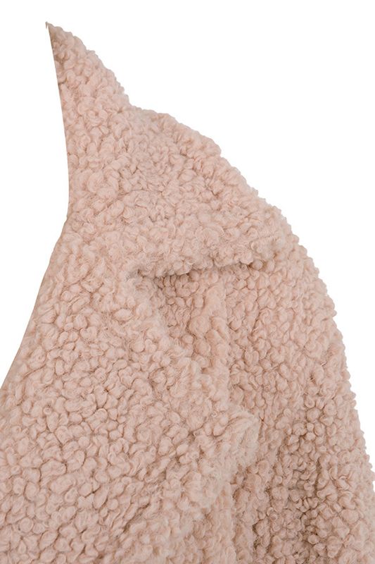 Pink House Of Cb Faux Fur Sherpa Coats | HMP-963125