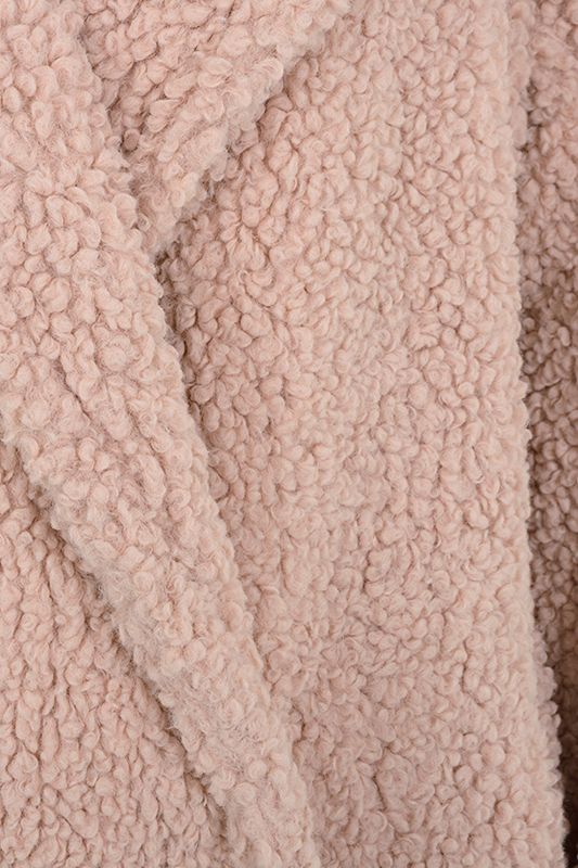 Pink House Of Cb Faux Fur Sherpa Coats | HMP-963125