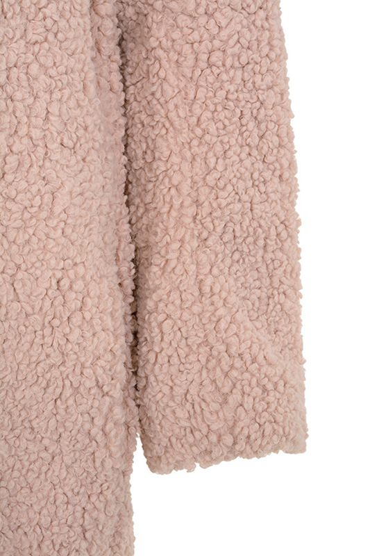 Pink House Of Cb Faux Fur Sherpa Coats | HMP-963125