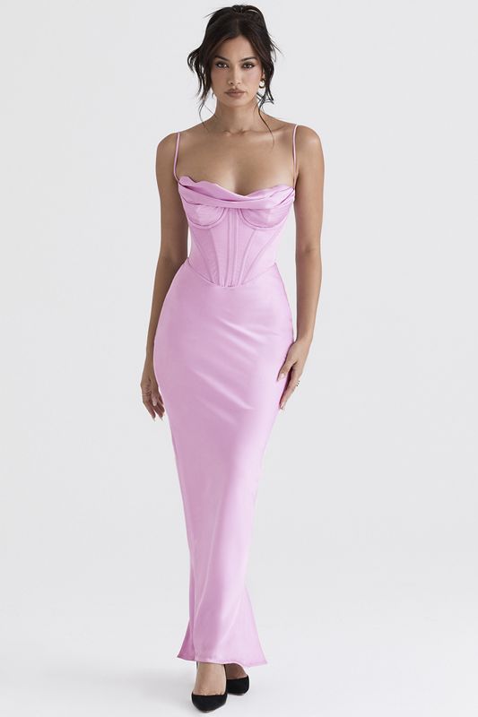 Pink House Of Cb Maxi  Dress | VGC-917536