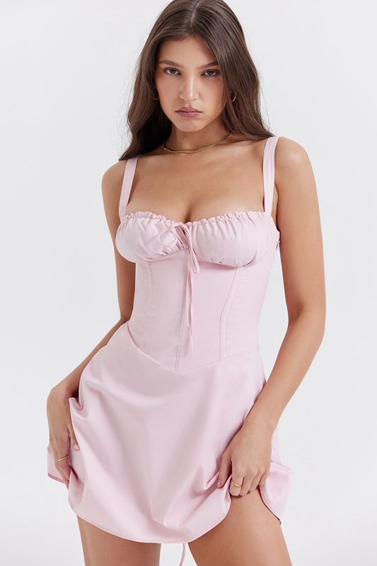 Pink House Of Cb Pink Mini Dress | WKP-309847