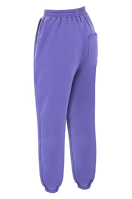 Purple House Of Cb Fleece Back Pants | AHU-910763