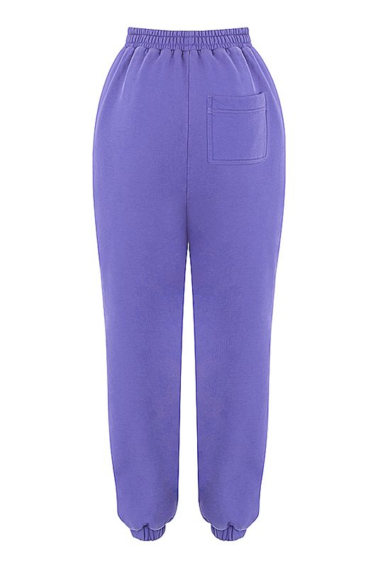 Purple House Of Cb Fleece Back Pants | AHU-910763