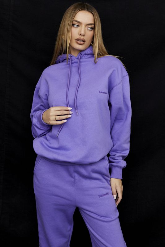 Purple House Of Cb Oversized  Hoodie | GXT-397026