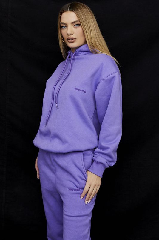 Purple House Of Cb Oversized  Hoodie | GXT-397026