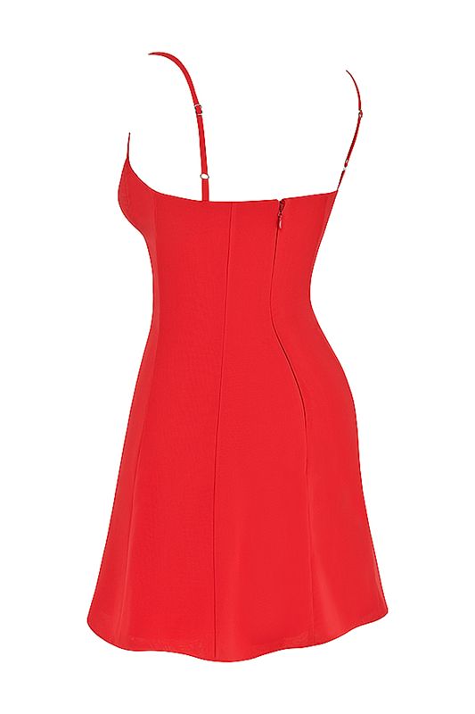 Red House Of Cb Mini  Dress | ECS-425961