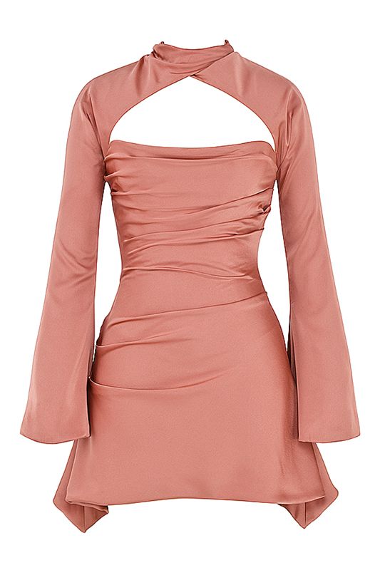 Rose House Of Cb Draped  Dress | JKR-580341