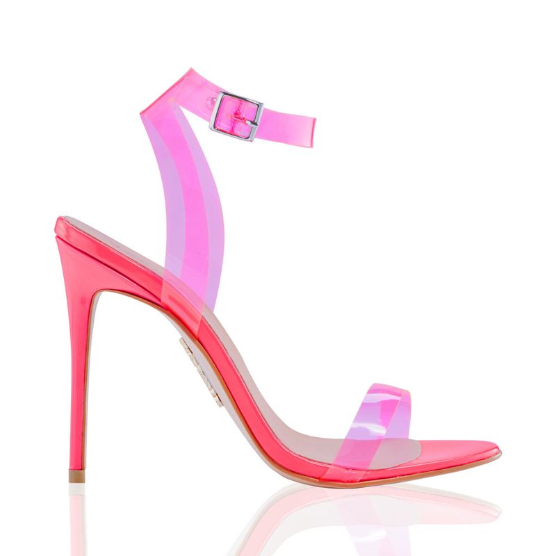 Rose House Of Cb Pink Straps Leathers Sandals | NTO-613458