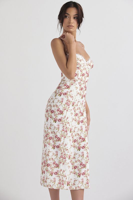 Rose House Of Cb Print Midi Dress | PEV-385621