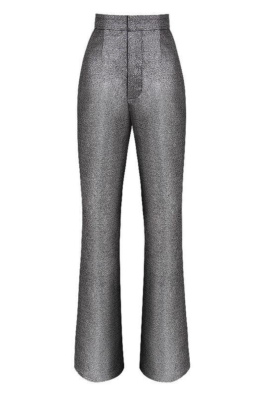 Silver House Of Cb Kick Flares Pants | EHP-375469