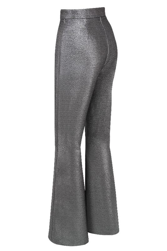 Silver House Of Cb Kick Flares Pants | EHP-375469