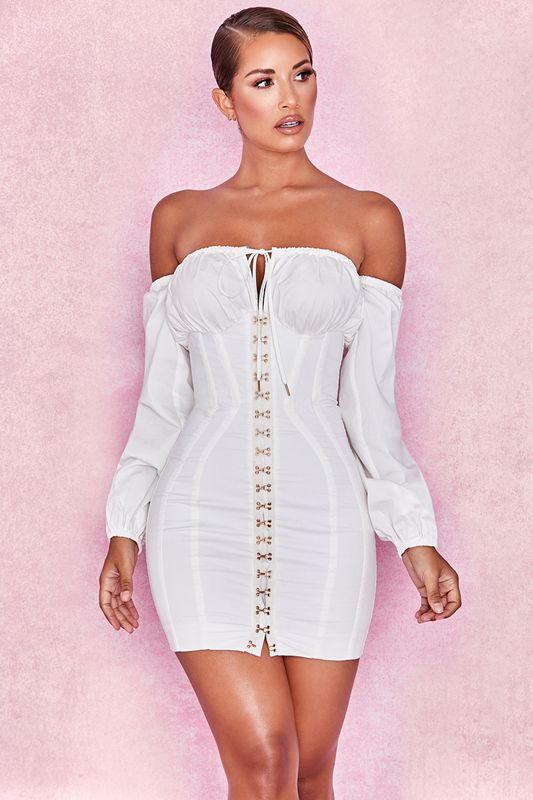 White House Of Cb Boned  Dress | XYR-914258