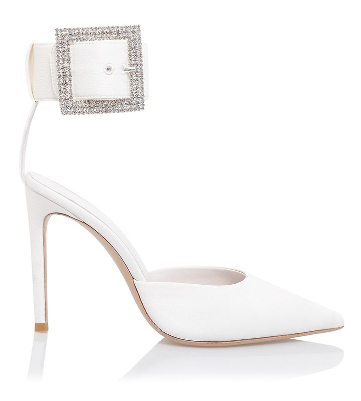 White House Of Cb Crystal Buckle Pumps | HQI-719652