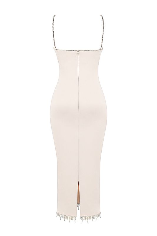 White House Of Cb Crystallised  Midi Dress | FIC-473506