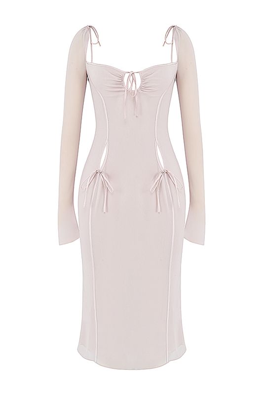 White House Of Cb Cutout  Midi Dress | PNU-365841