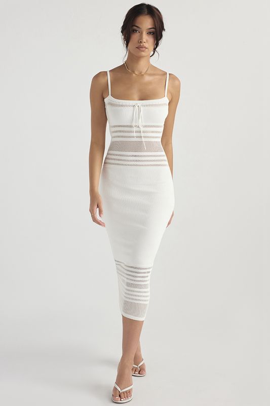 White House Of Cb Dainty Knit Midi Dress | ISO-167489