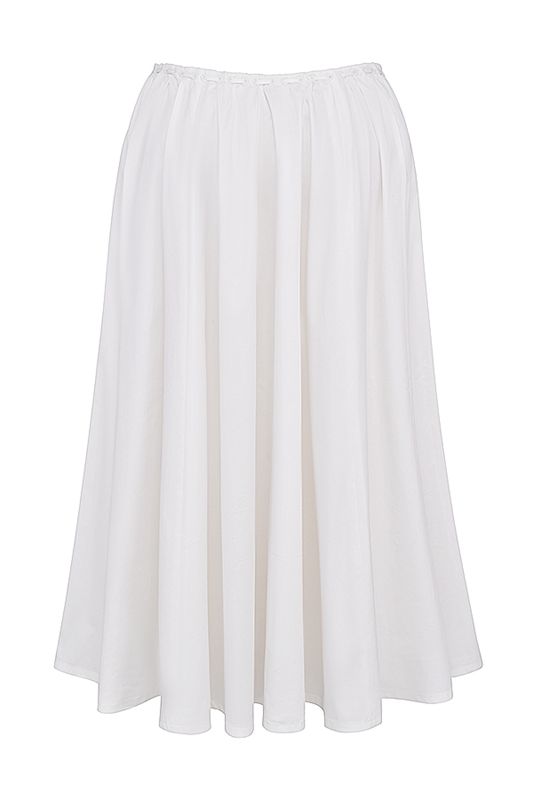 White House Of Cb Gathered Midi Skirts | DOB-907123