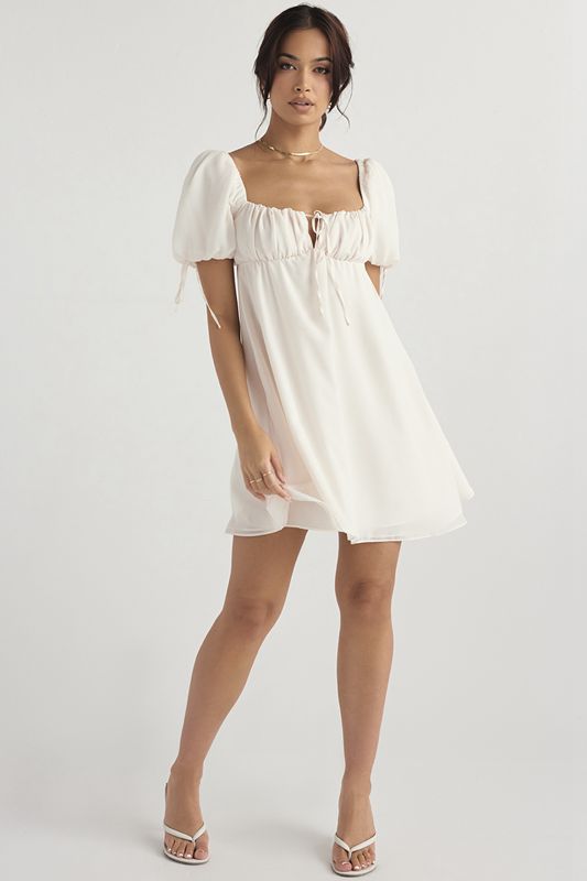 White House Of Cb Georgette Mini Dress | DNJ-350614