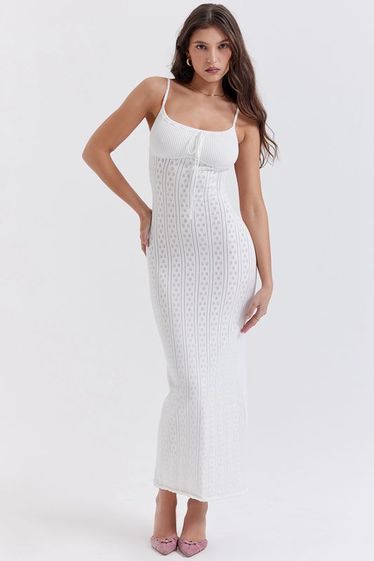 White House Of Cb Knit Maxi Dress | KBA-826437