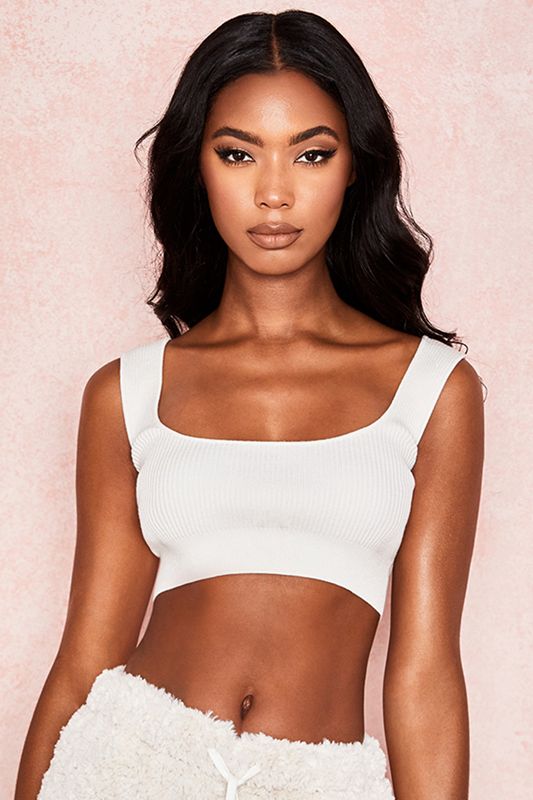 White House Of Cb Knitted Crop Tops | ZTN-305148