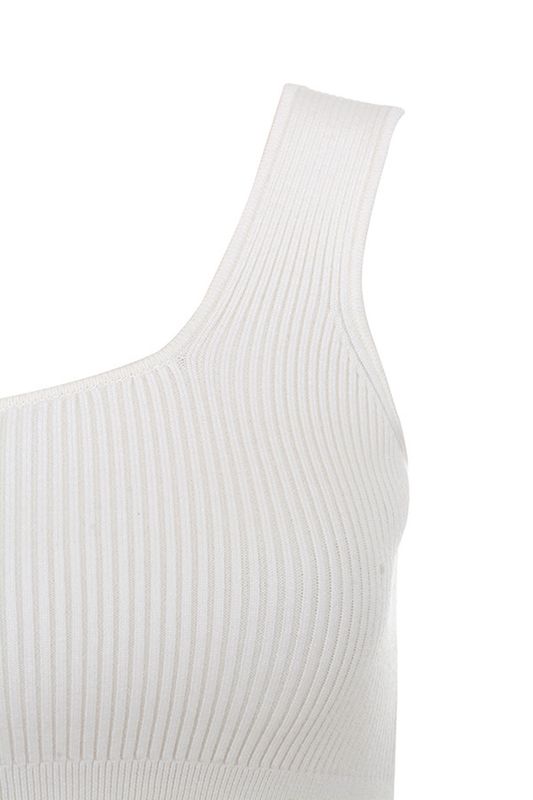 White House Of Cb Knitted One Shoulder Tops | DNE-730549