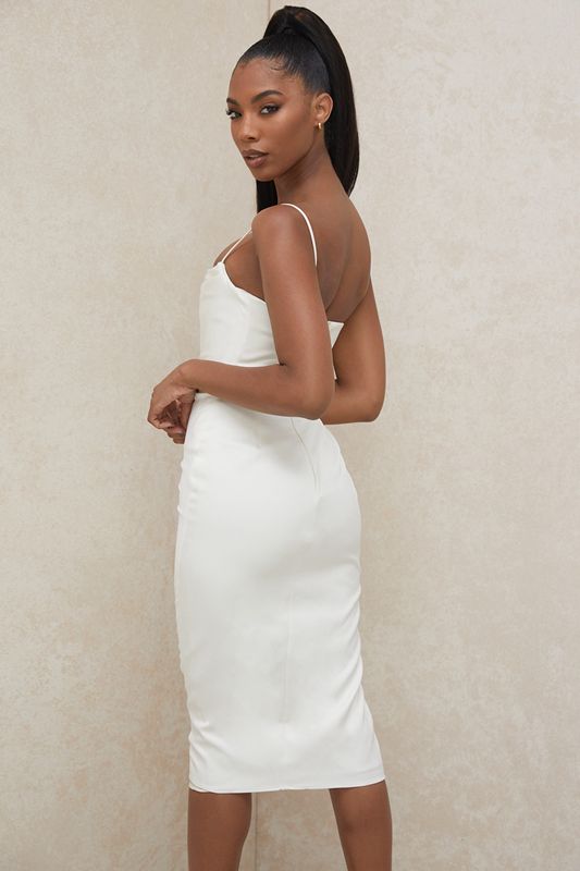 White House Of Cb Satin  Dress | TUL-136097