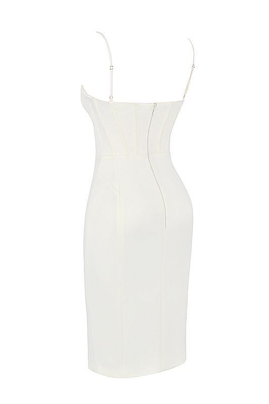 White House Of Cb Satin  Midi Dress | VFL-415209