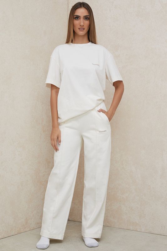 White House Of Cb White Straight Leg Sweat  Pants | ZRS-458329