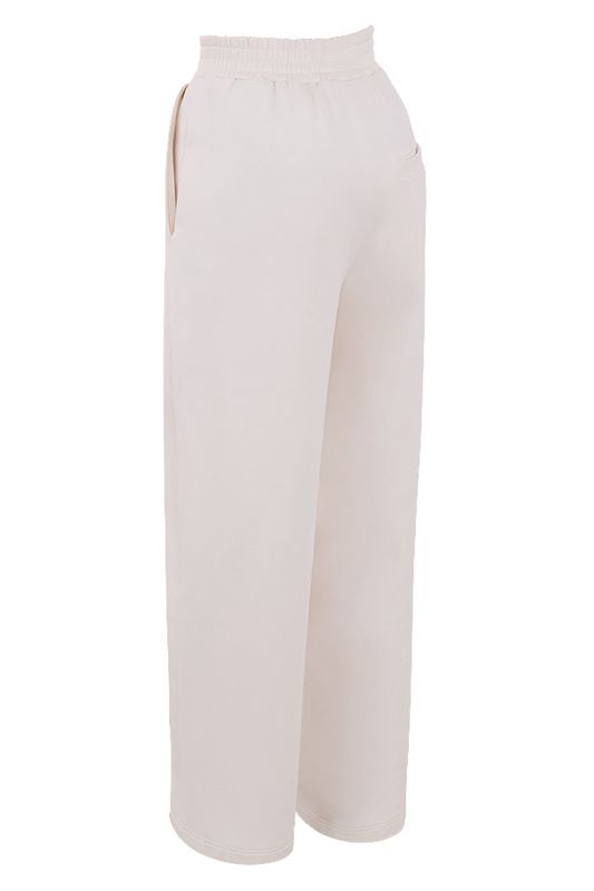 White House Of Cb White Straight Leg Sweat  Pants | ZRS-458329